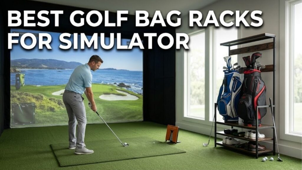 Best Golf Bag Racks for Simulator