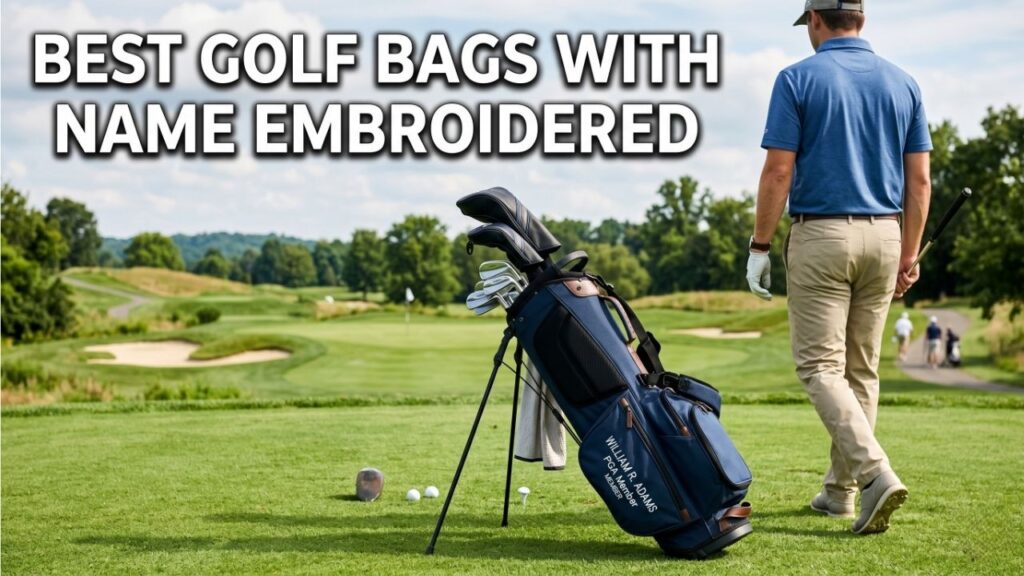 best golf bags with name embroidered
