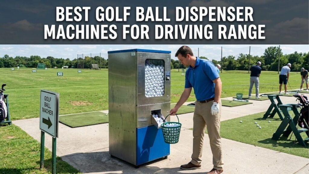 golf ball dispenser machines for driving range
