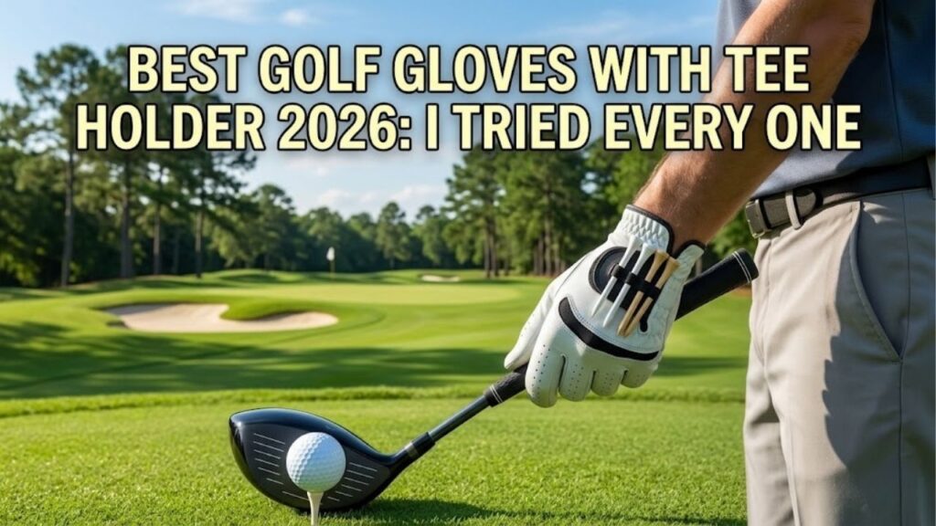 best golf gloves with tee holder