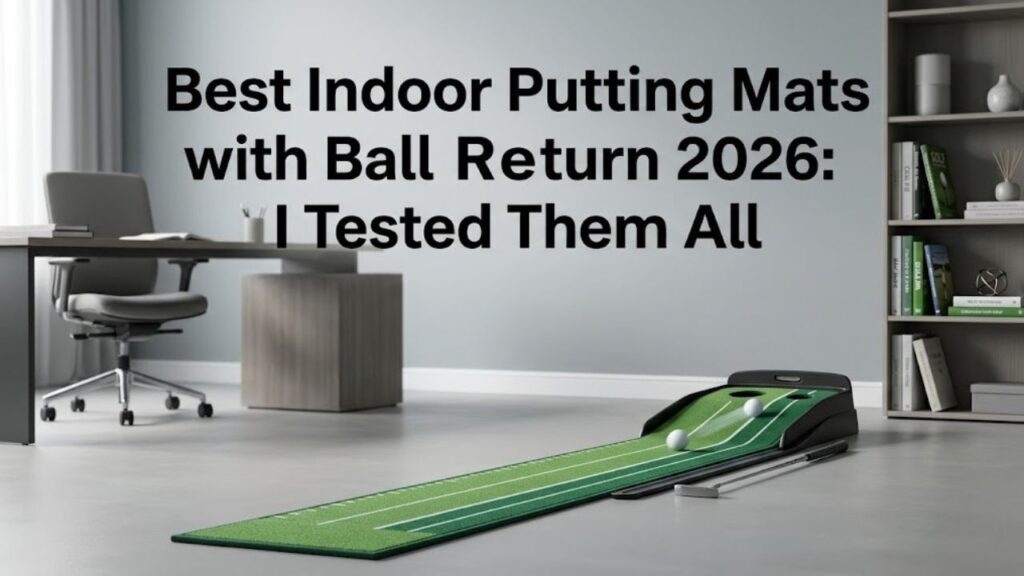 best indoor putting mats with ball return