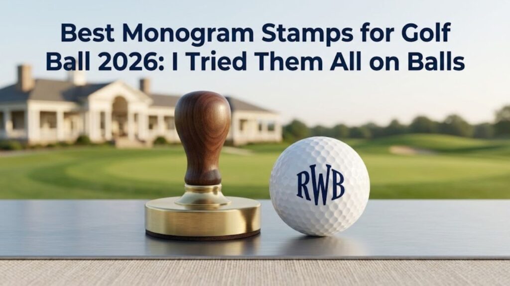 best monogram stamps for golf ball