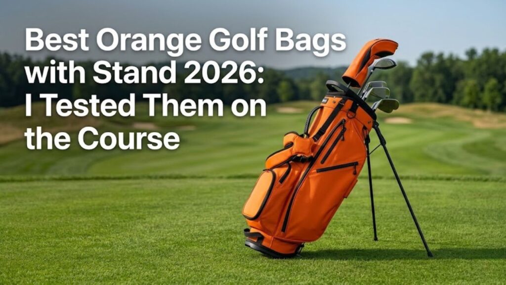 best orange golf bags with stand