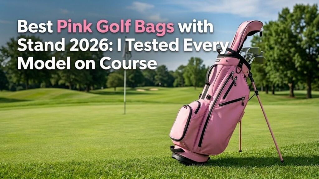 best pink golf bags with stand