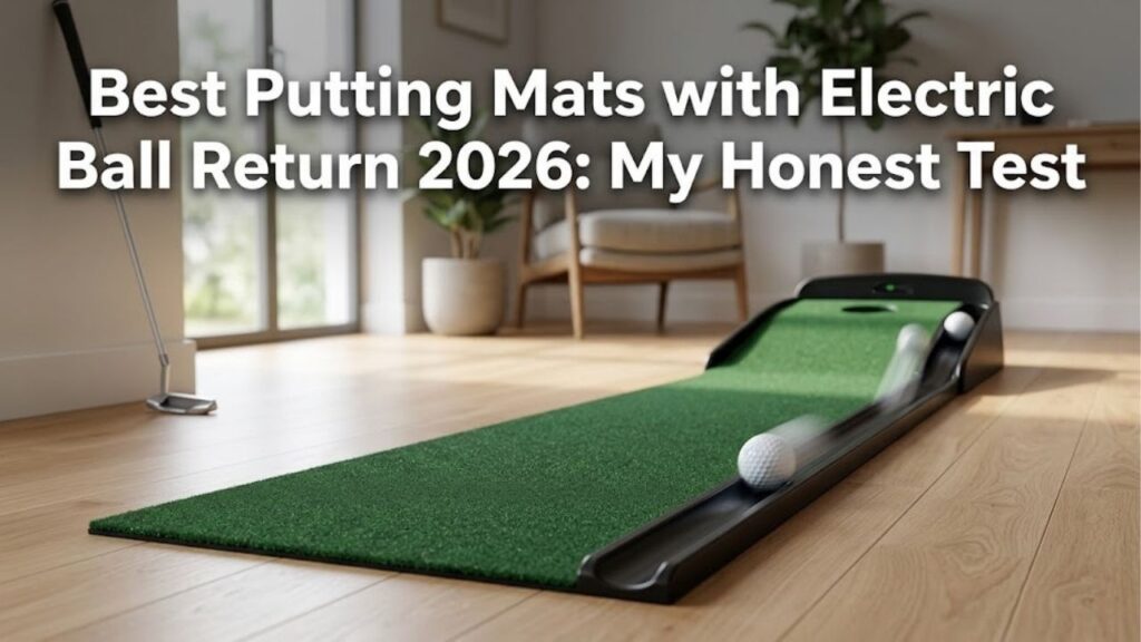 best putting mats with electric ball return