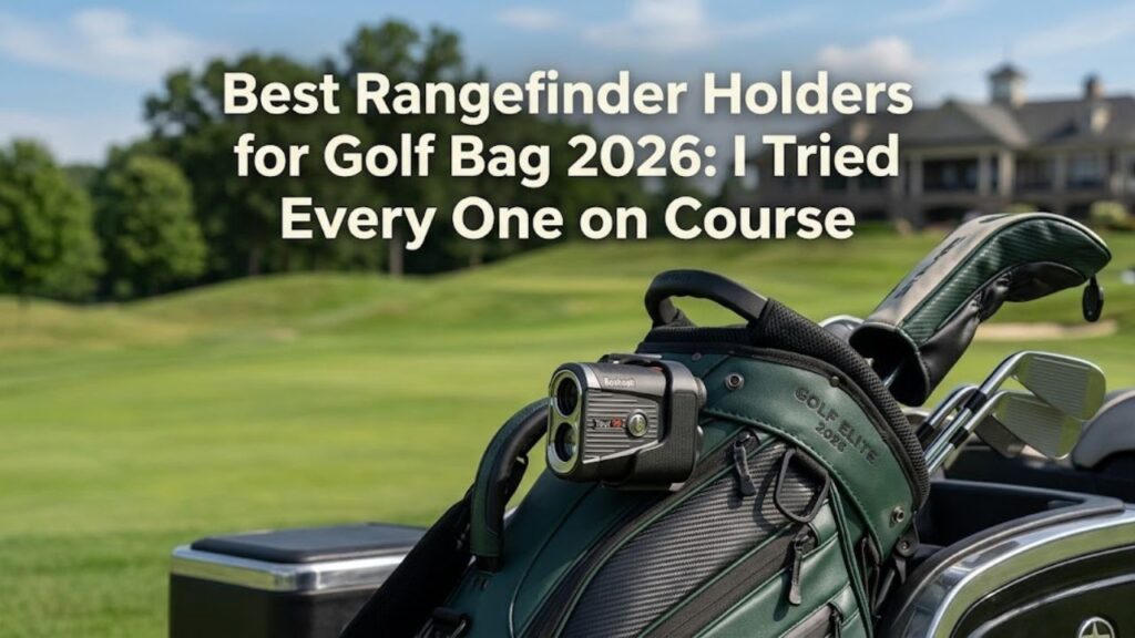 best rangefinder holders for golf bag