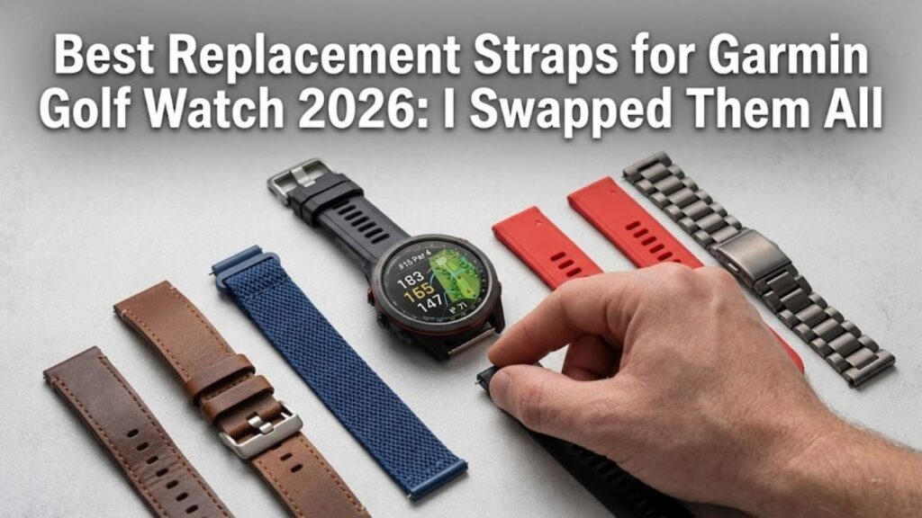 best replacement straps for garmin golf watch